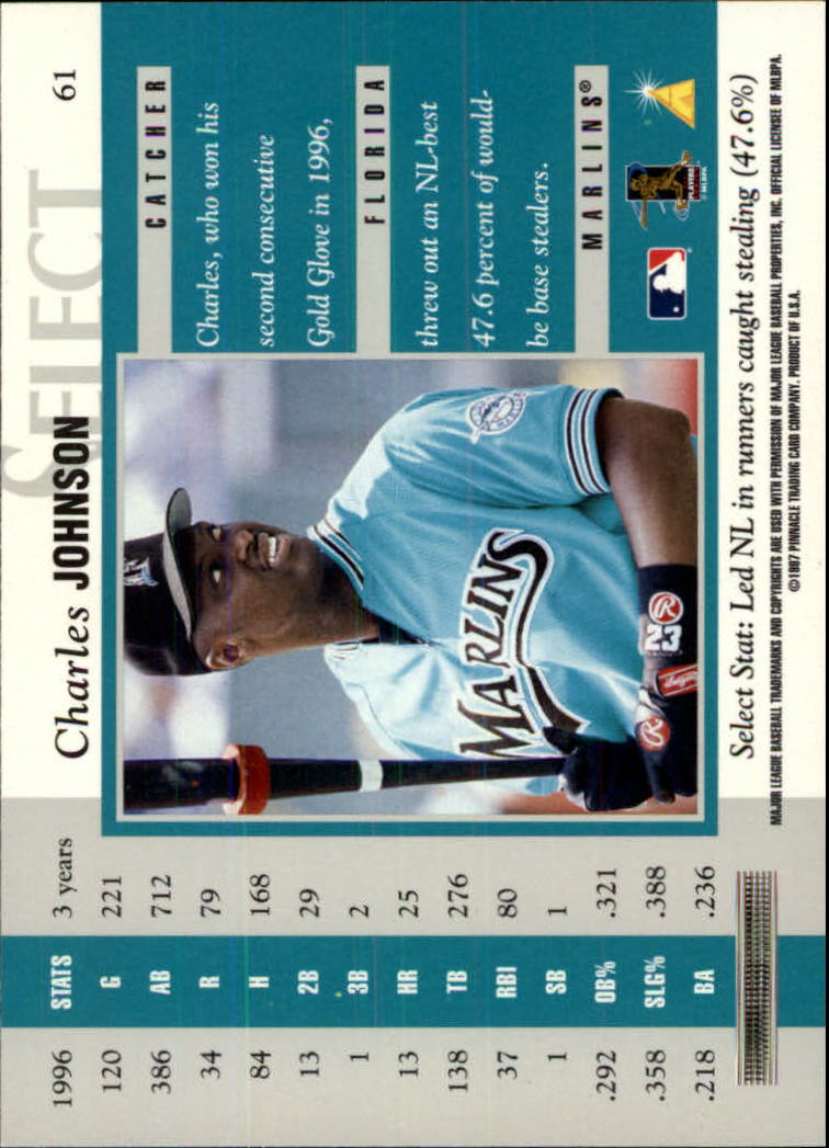 B6663- 1997 Select Baseball Card #s 1-200 +Rookies -You Pick- 15+ FREE US SHIP - Picture 105 of 311