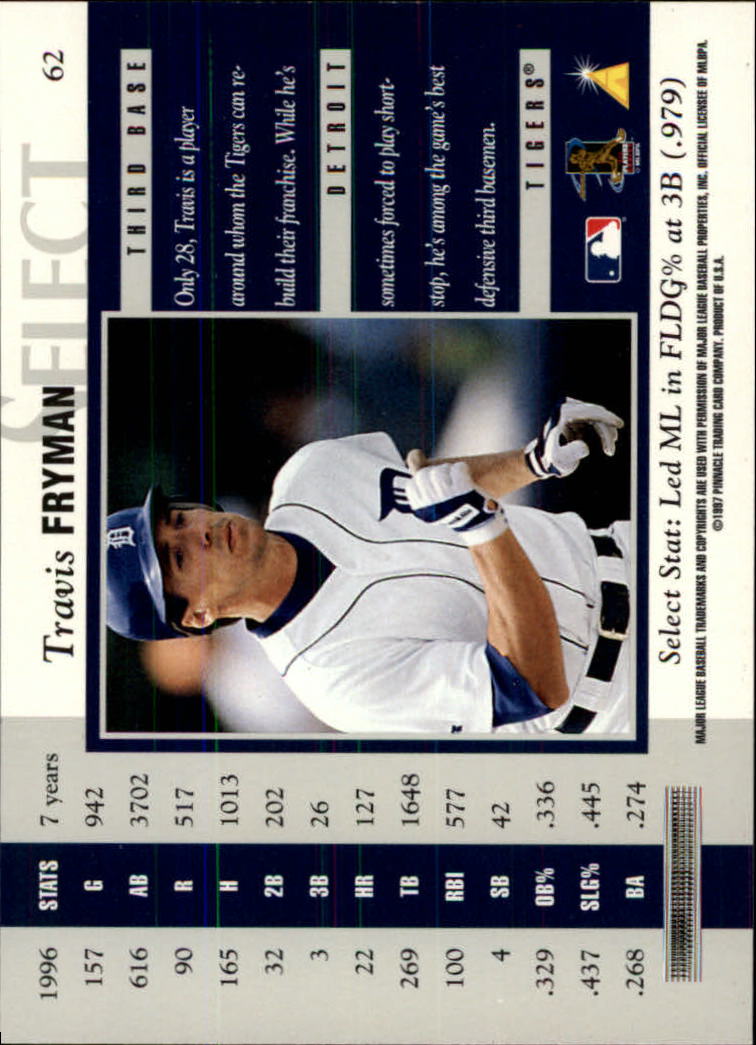 B6663- 1997 Select Baseball Card #s 1-200 +Rookies -You Pick- 15+ FREE US SHIP - Picture 107 of 311