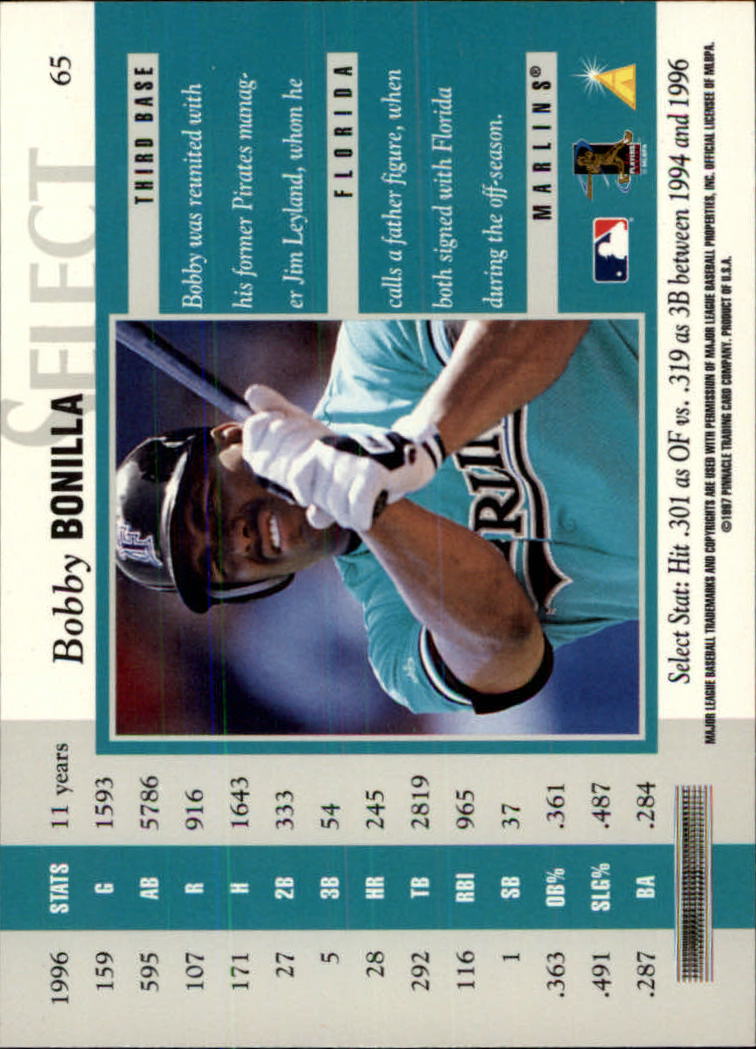 B6663- 1997 Select Baseball Card #s 1-200 +Rookies -You Pick- 15+ FREE US SHIP - Picture 113 of 311