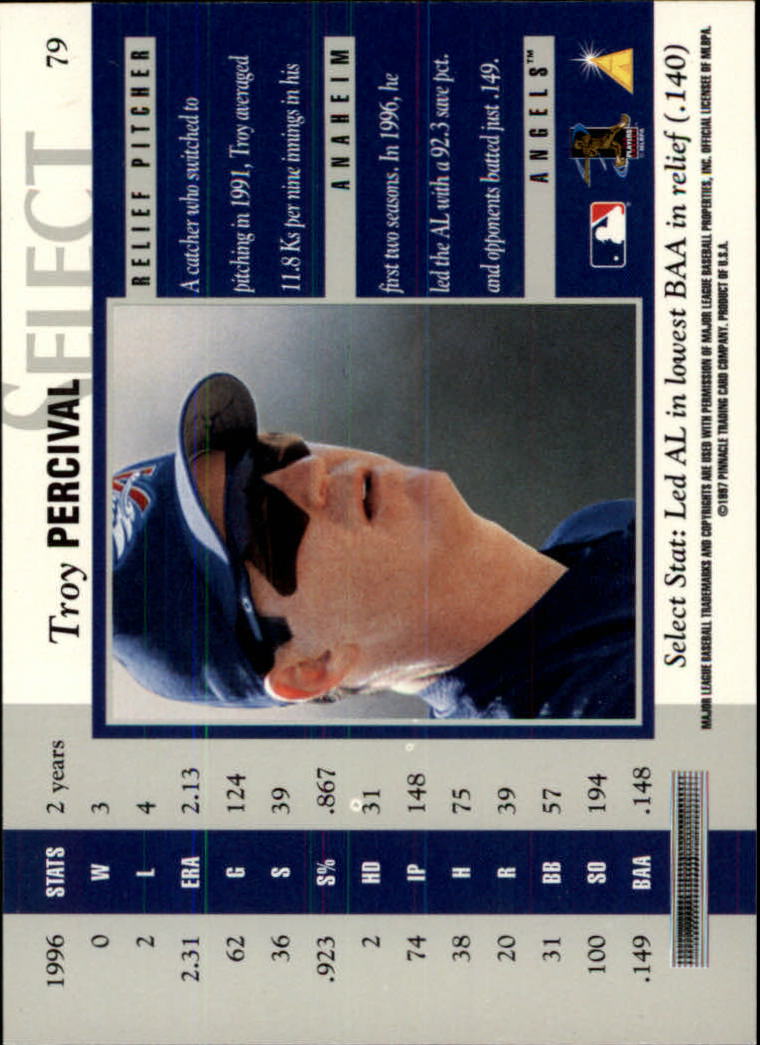 B6663- 1997 Select Baseball Card #s 1-200 +Rookies -You Pick- 15+ FREE US SHIP - Picture 141 of 311