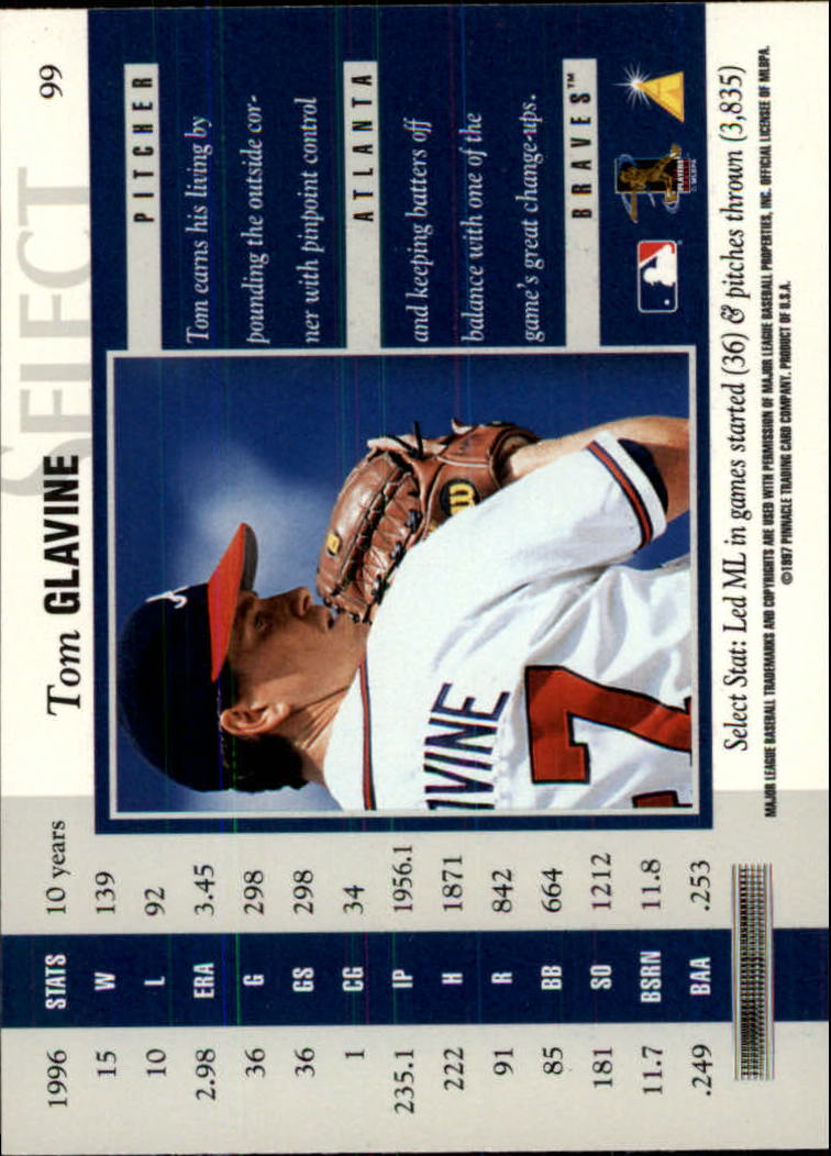 B6663- 1997 Select Baseball Card #s 1-200 +Rookies -You Pick- 15+ FREE US SHIP - Picture 177 of 311