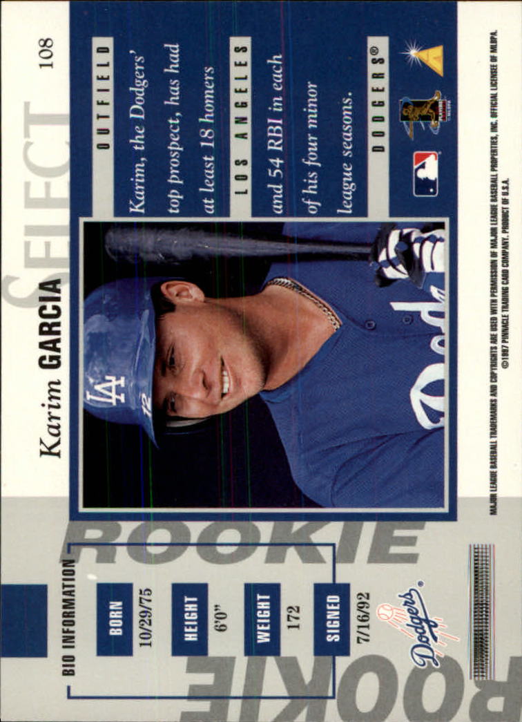 B6663- 1997 Select Baseball Card #s 1-200 +Rookies -You Pick- 15+ FREE US SHIP - Picture 195 of 311