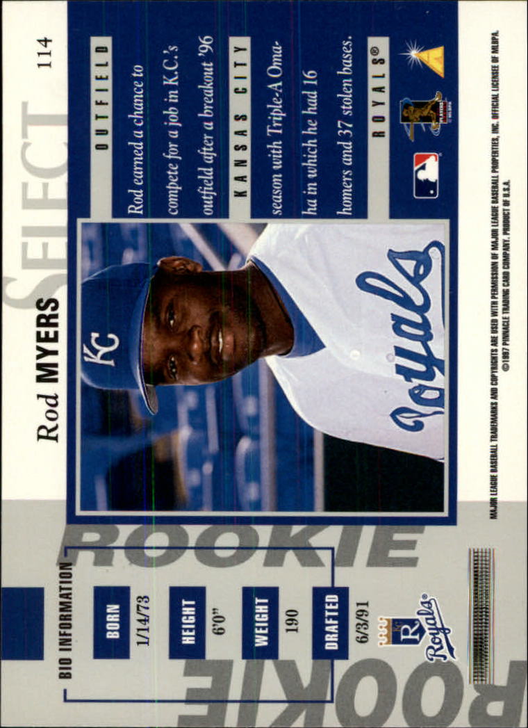 B6663- 1997 Select Baseball Card #s 1-200 +Rookies -You Pick- 15+ FREE US SHIP - Picture 205 of 311