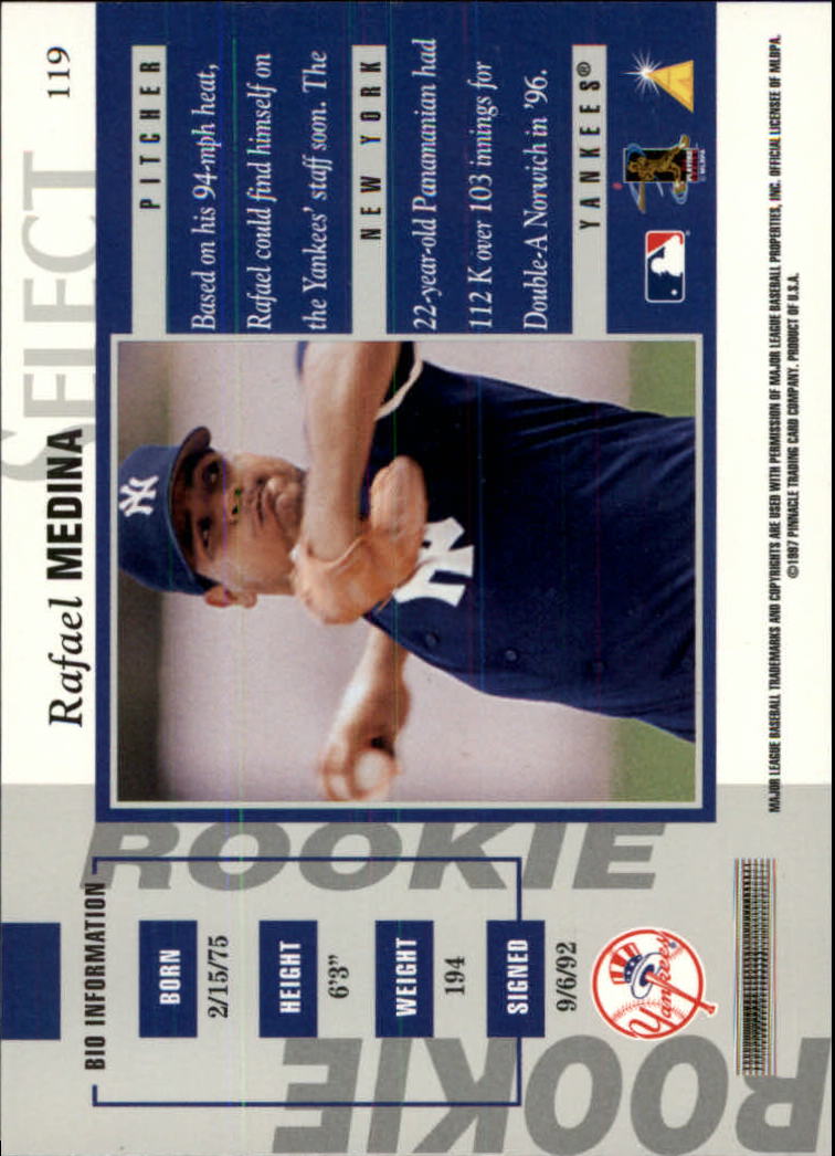 B6663- 1997 Select Baseball Card #s 1-200 +Rookies -You Pick- 15+ FREE US SHIP - Picture 213 of 311