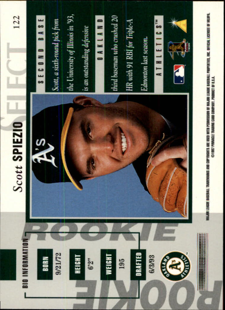 B6663- 1997 Select Baseball Card #s 1-200 +Rookies -You Pick- 15+ FREE US SHIP - Picture 219 of 311