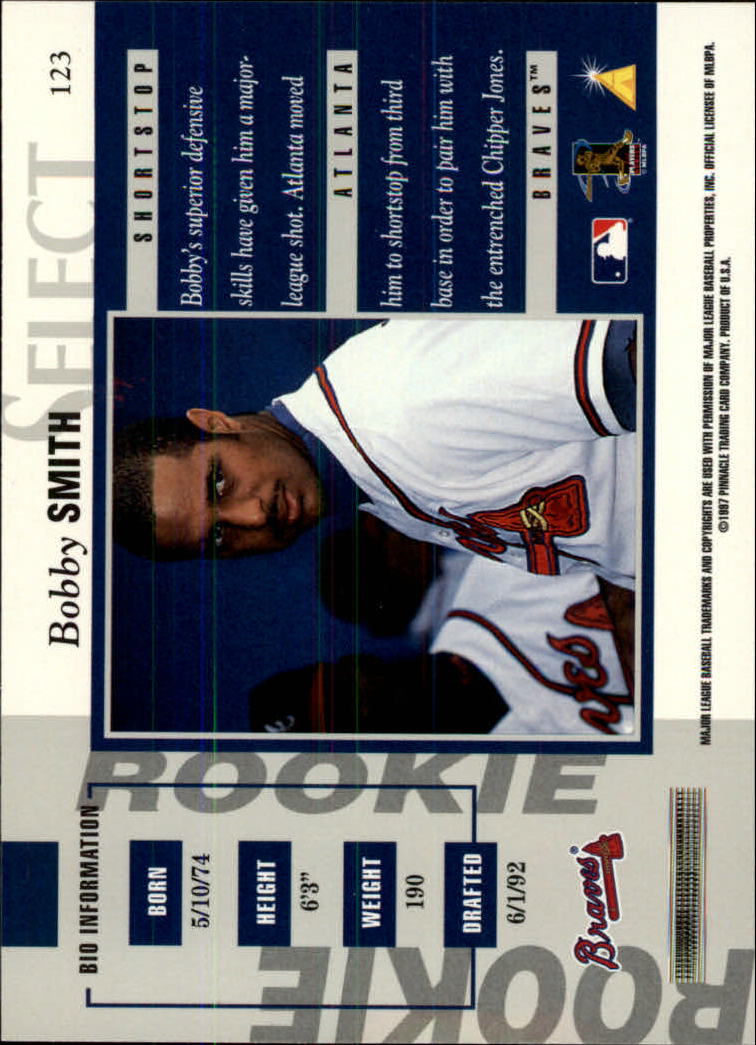 1997 Select #123 Bobby Smith R back image