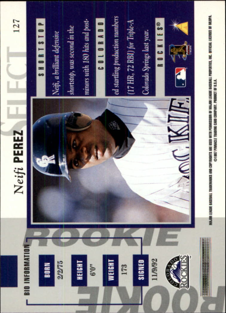 B6663- 1997 Select Baseball Card #s 1-200 +Rookies -You Pick- 15+ FREE US SHIP - Picture 229 of 311