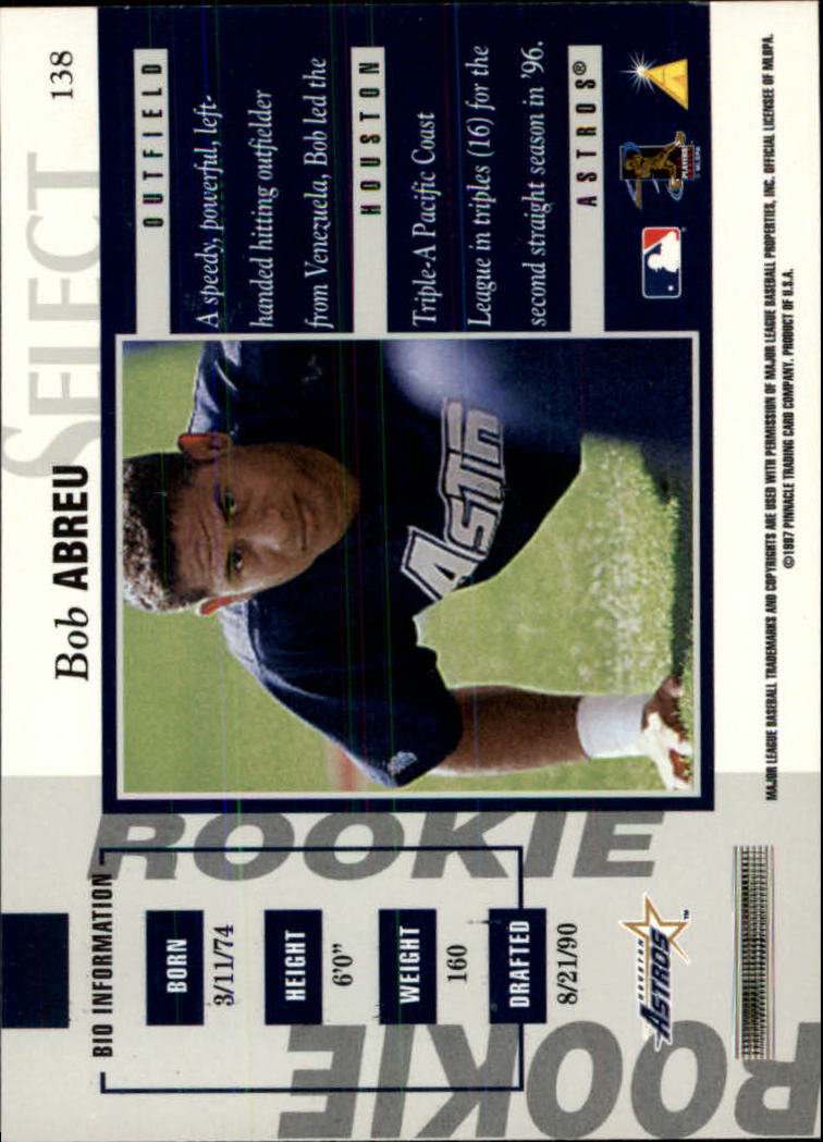 B6663- 1997 Select Baseball Card #s 1-200 +Rookies -You Pick- 15+ FREE US SHIP - Picture 249 of 311