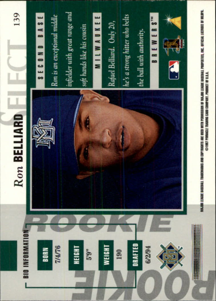 B6663- 1997 Select Baseball Card #s 1-200 +Rookies -You Pick- 15+ FREE US SHIP - Picture 251 of 311