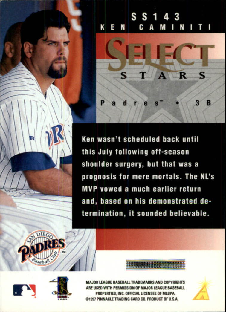 B6663- 1997 Select Baseball Card #s 1-200 +Rookies -You Pick- 15+ FREE US SHIP - Picture 259 of 311
