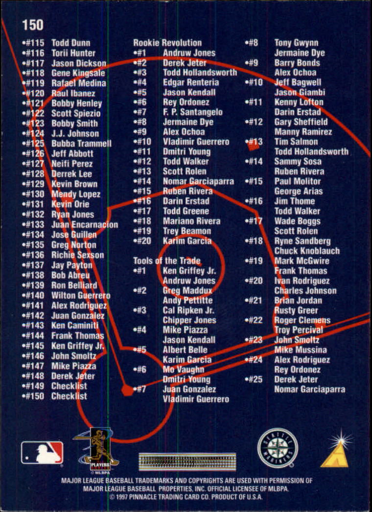 B6663- 1997 Select Baseball Card #s 1-200 +Rookies -You Pick- 15+ FREE US SHIP - Picture 271 of 311