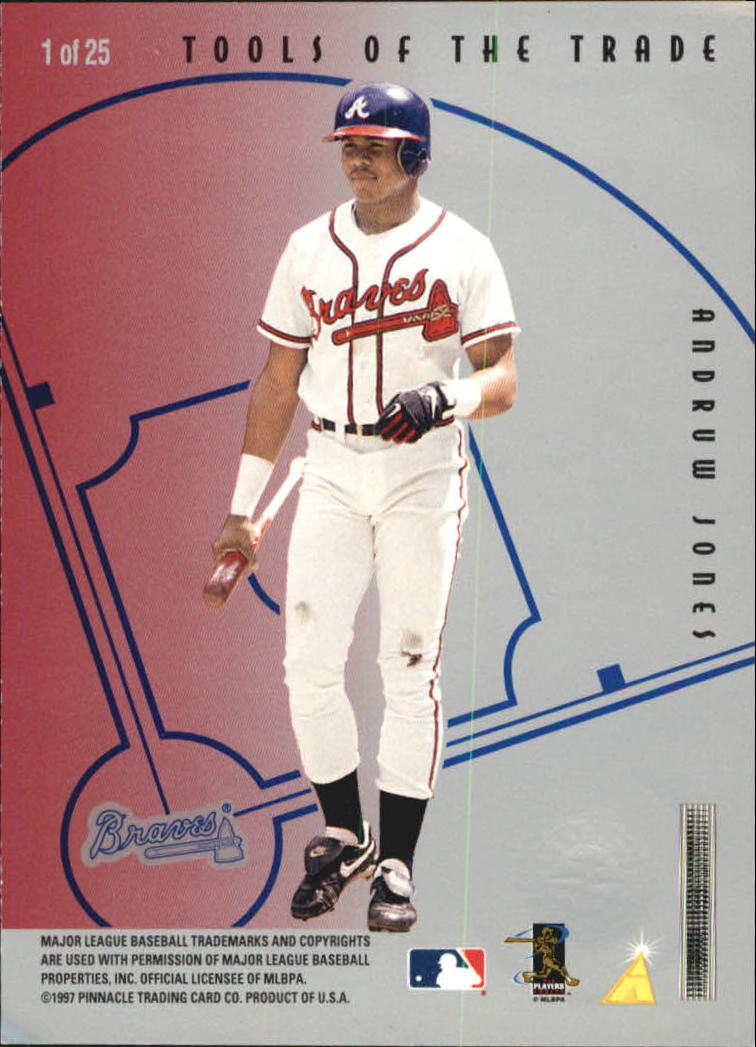 1997 Select Tools of the Trade #1 K.Griffey Jr./A.Jones back image