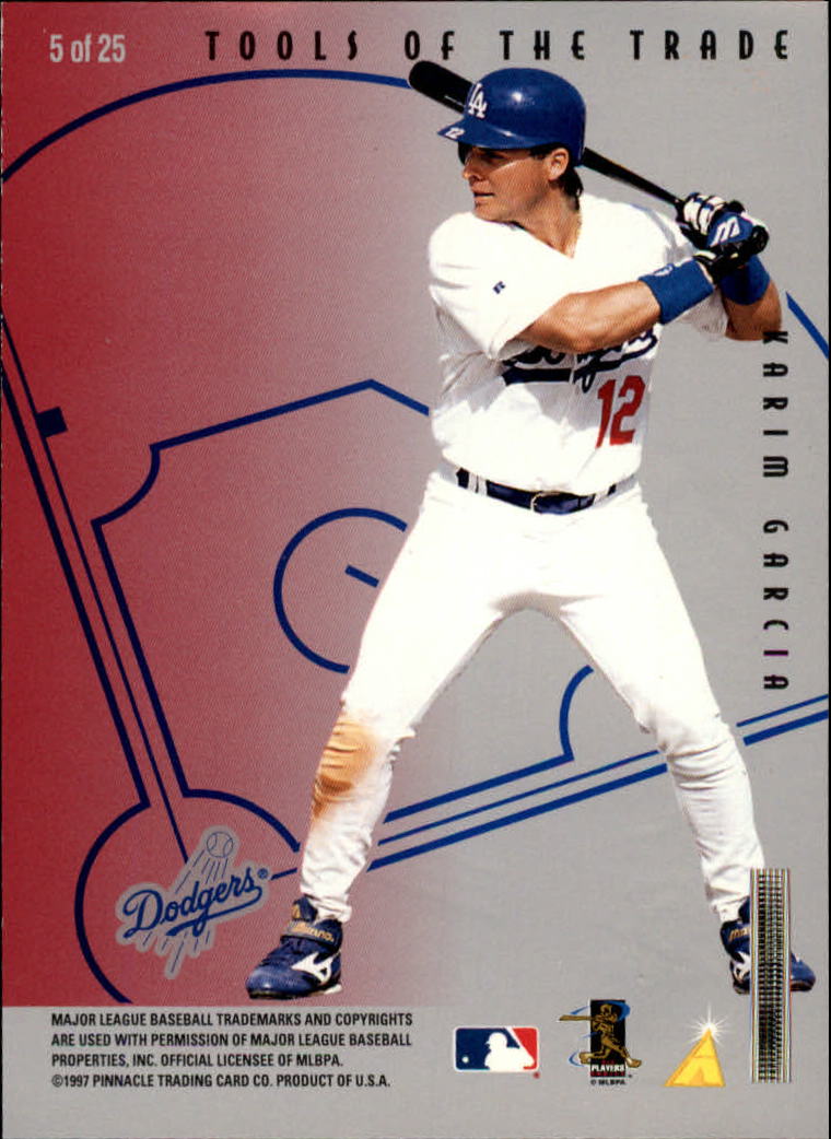 1997 Select Tools of the Trade Mirror Blue #5 A.Belle/K.Garcia back image