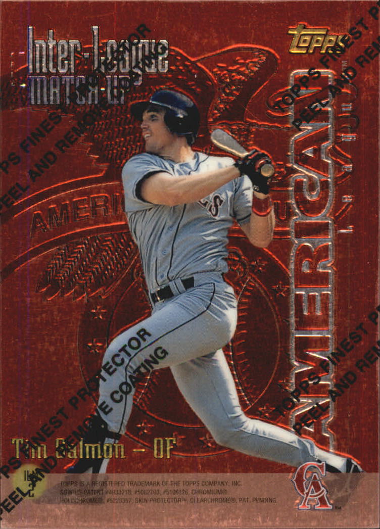 1997 Topps Inter-League Finest #ILM2 M.Piazza/T.Salmon back image