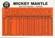 1997 Topps Mantle #34 Mickey Mantle/1962 Topps IA back image