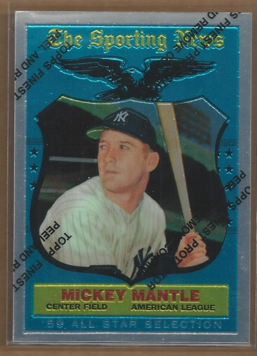1997 Topps Mantle Finest #27 Mickey Mantle