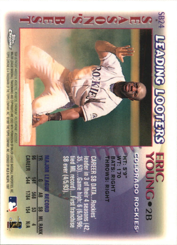 A1054- 1997 Topps Baseball Cards 251-496 +Inserts -You Pick- 15+ FREE US SHIP - Picture 475 of 475