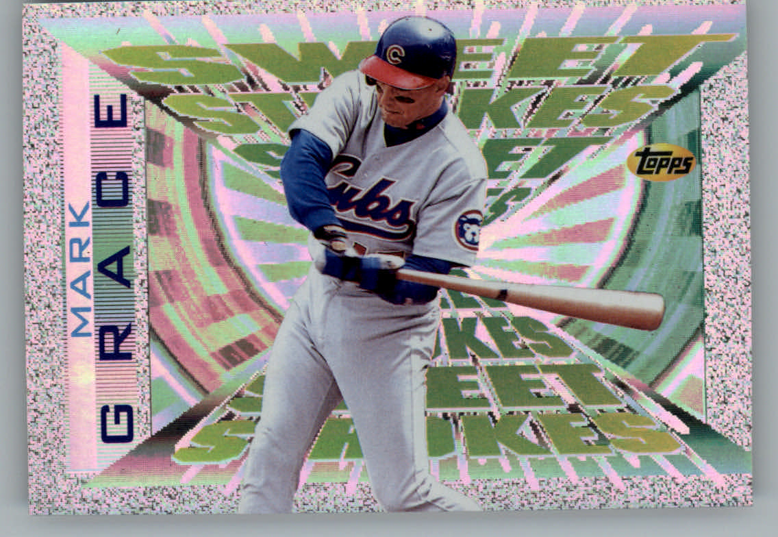  1996 Topps Albert Belle Indians Sweet Strokes Insert