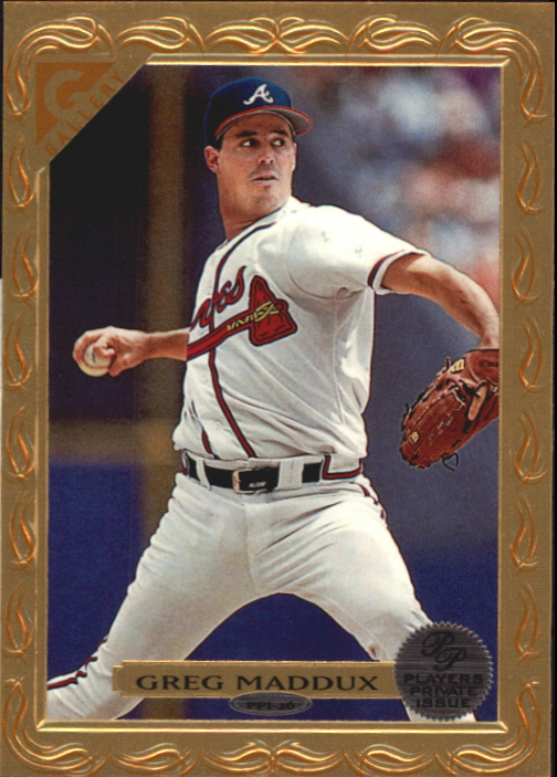 1997 Topps Gallery Player's Private Issue #26 Greg Maddux