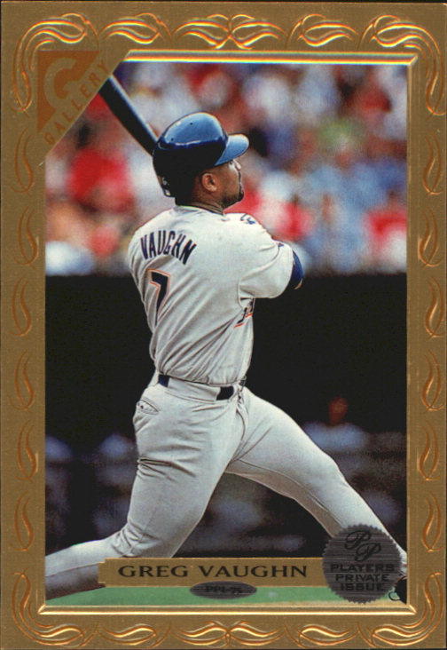 1997 Topps Gallery Player's Private Issue #75 Greg Vaughn