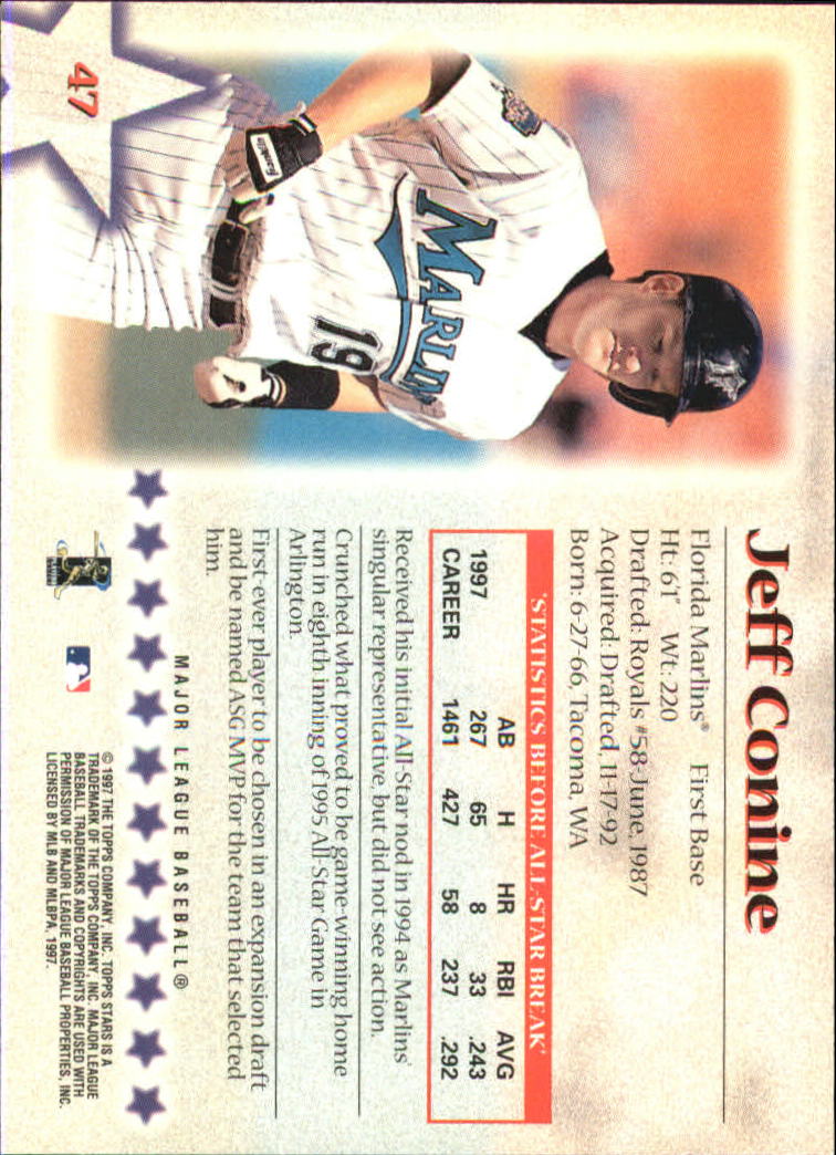 A8392- 1997 Topps Stars BB Card #s 1-125 +Inserts -You Pick- 15+ FREE US SHIP - Picture 57 of 169