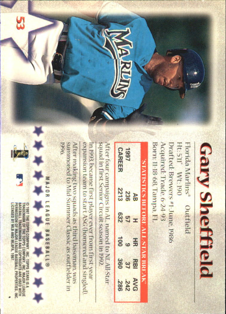 A8392- 1997 Topps Stars BB Card #s 1-125 +Inserts -You Pick- 15+ FREE US SHIP - Picture 67 of 169