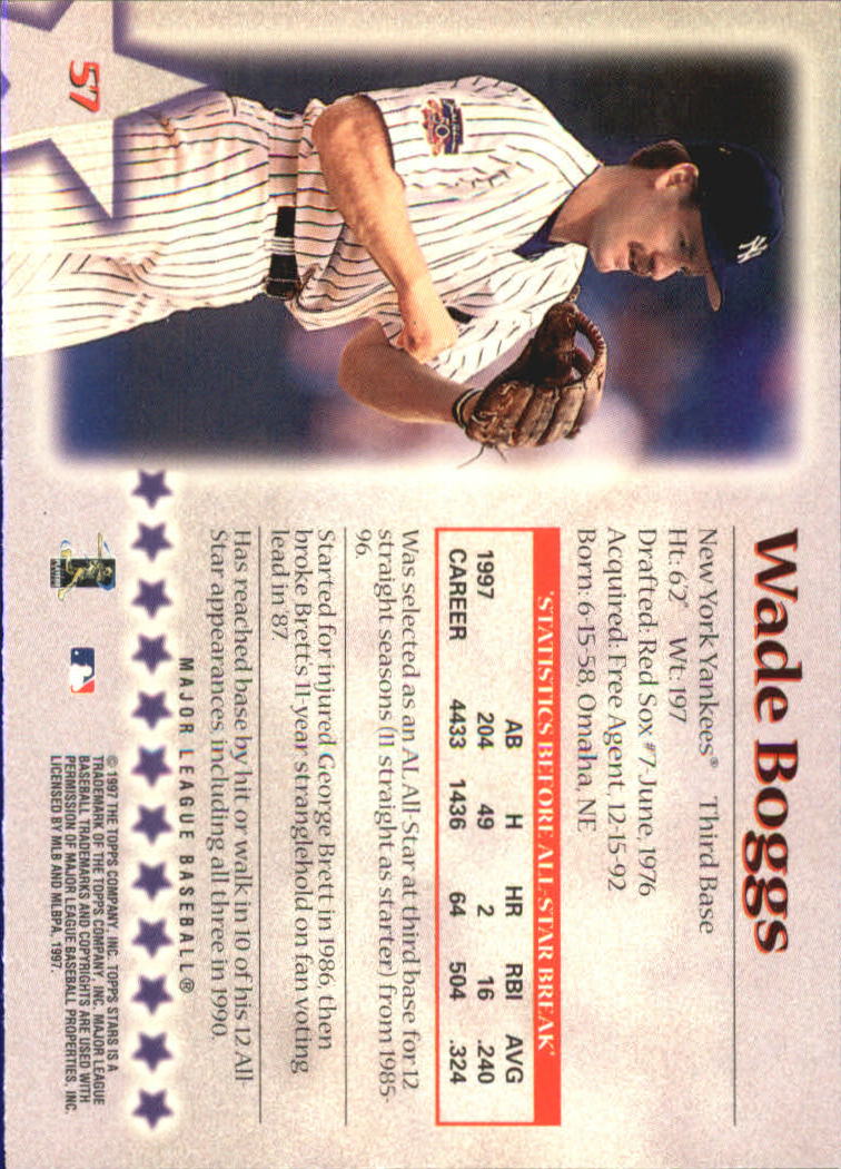 A8392- 1997 Topps Stars BB Card #s 1-125 +Inserts -You Pick- 15+ FREE US SHIP - Picture 73 of 169