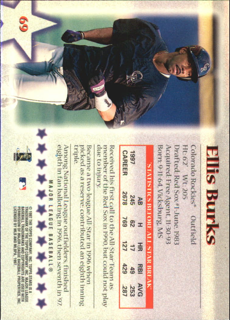 A8392- 1997 Topps Stars BB Card #s 1-125 +Inserts -You Pick- 15+ FREE US SHIP - Picture 89 of 169
