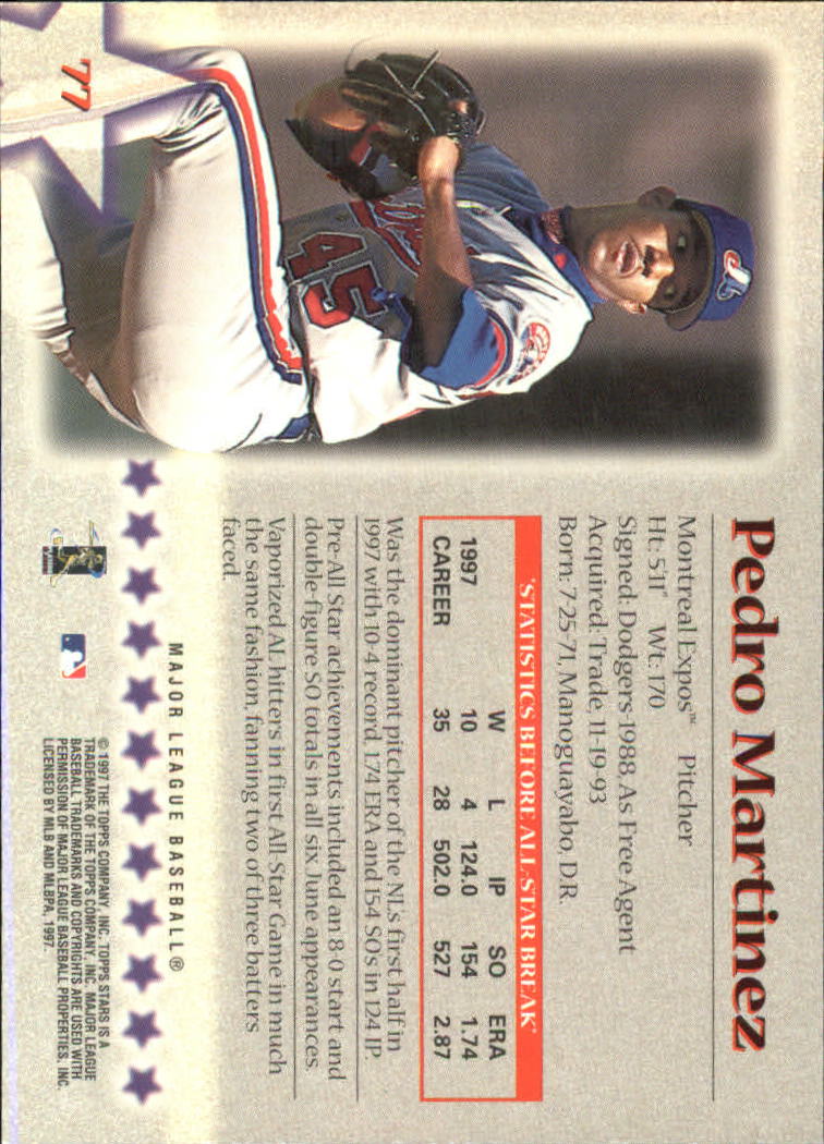 A8392- 1997 Topps Stars BB Card #s 1-125 +Inserts -You Pick- 15+ FREE US SHIP - Picture 97 of 169