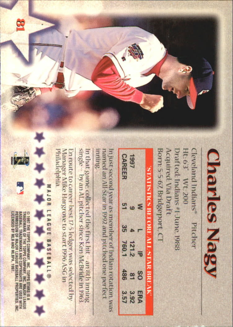 A8392- 1997 Topps Stars BB Card #s 1-125 +Inserts -You Pick- 15+ FREE US SHIP - Picture 103 of 169