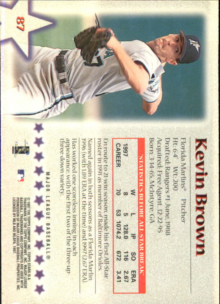 A8392- 1997 Topps Stars BB Card #s 1-125 +Inserts -You Pick- 15+ FREE US SHIP - Picture 113 of 169