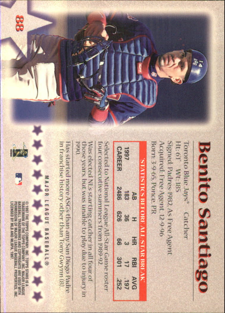 A8392- 1997 Topps Stars BB Card #s 1-125 +Inserts -You Pick- 15+ FREE US SHIP - Picture 115 of 169