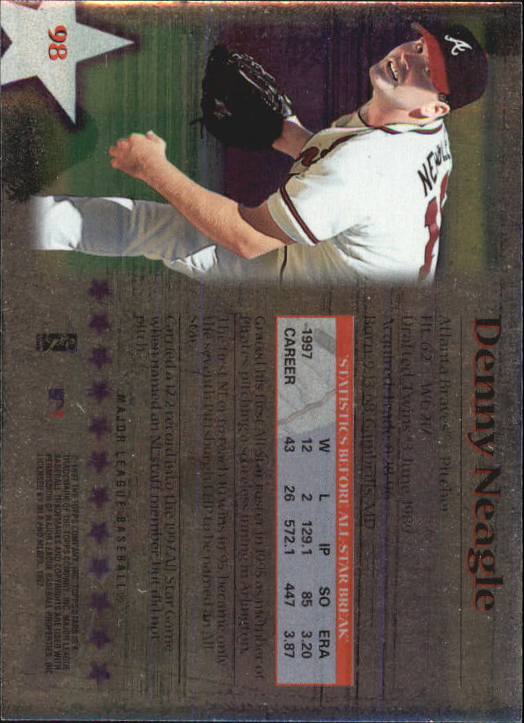 1997 Topps Stars Always Mint #98 Denny Neagle