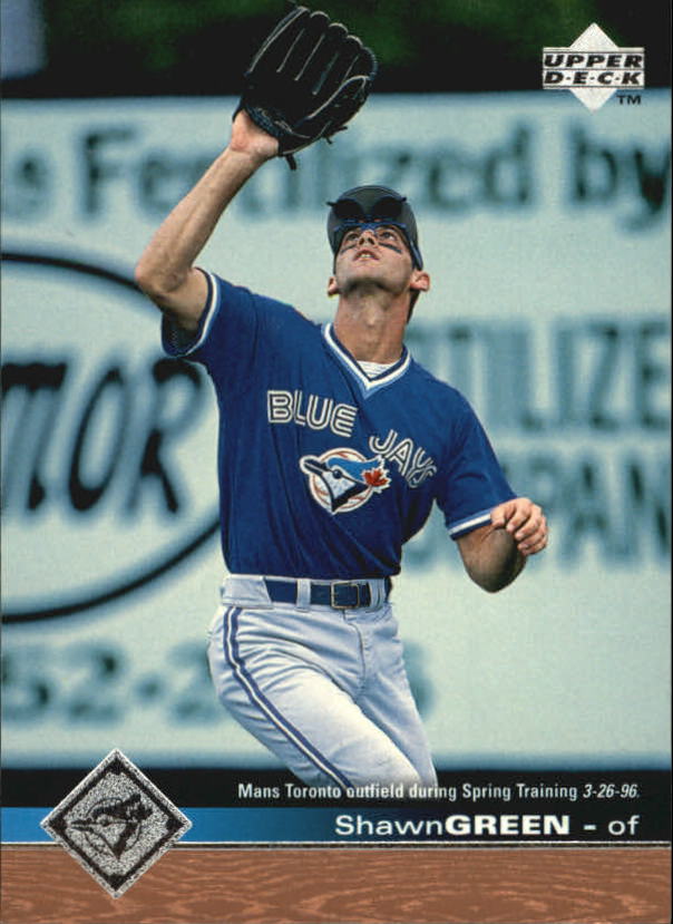 1997 Upper Deck #514 Shawn Green on Fanatics Collect