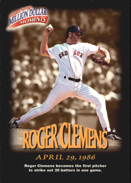 1997 Fleer Baseball "Million Dollar Moments" Insert Cards - Picture 24 of 88