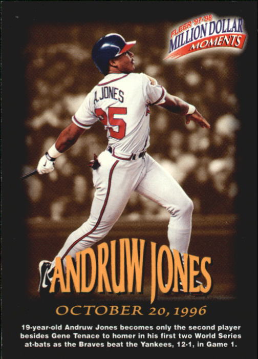1997-98 Fleer Million Dollar Moments #26 Andruw Jones