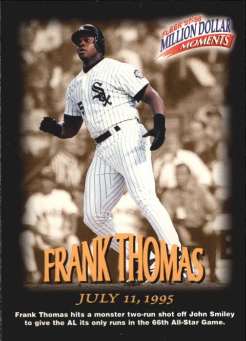 1997 Fleer Baseball "Million Dollar Moments" Insert Cards - Picture 61 of 88