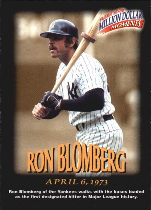 1997 Fleer Baseball "Million Dollar Moments" Insert Cards - Picture 75 of 88