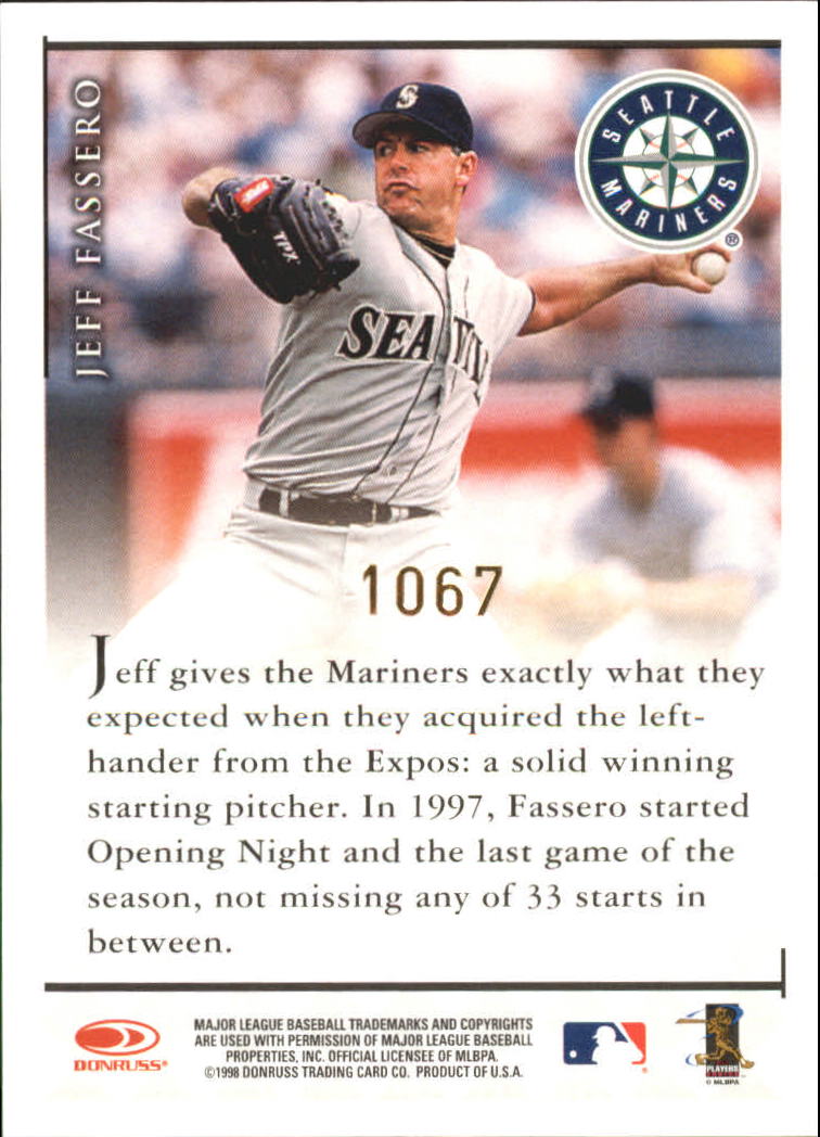 1998 Donruss Signature Series Autografi Millennium AUTO baseball a scelta - Foto 5 di 17