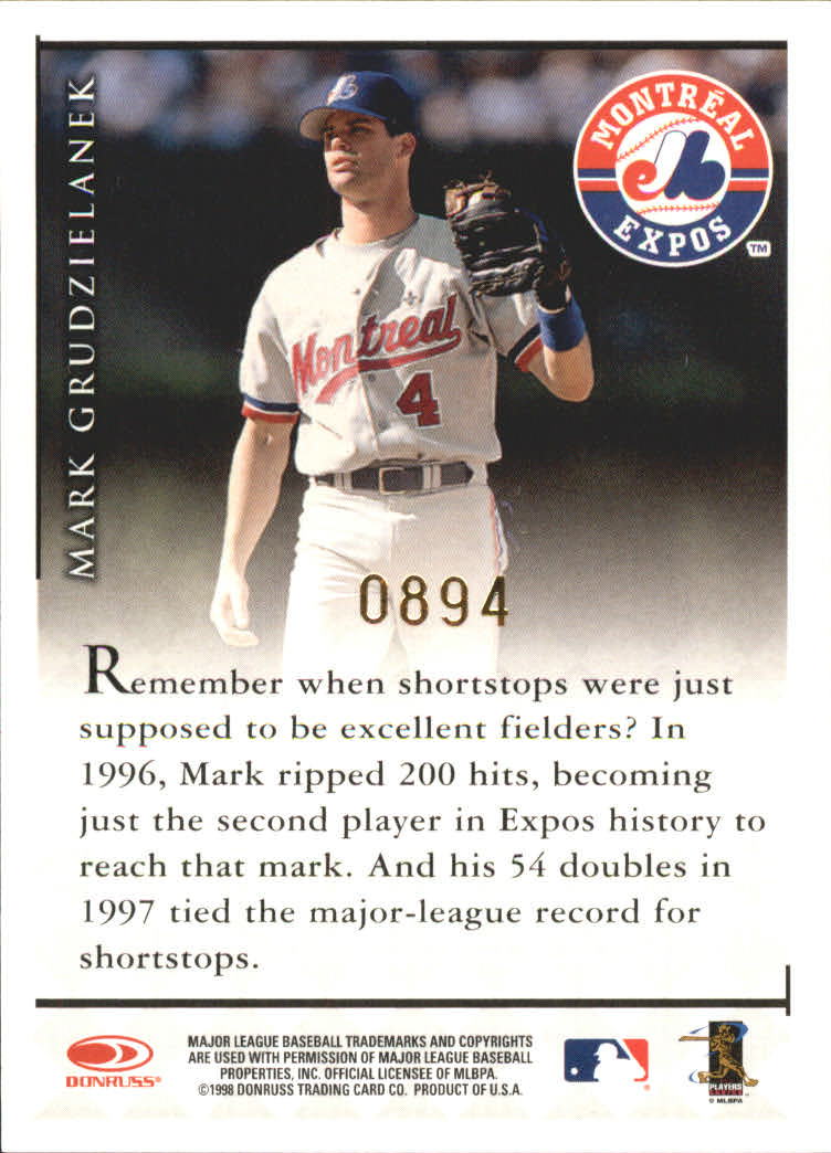 1998 Donruss Signature Series Autografi Millennium AUTO baseball a scelta - Foto 7 di 17
