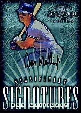 1998 Donruss Signature Significant Signatures #10 Don Mattingly/2000