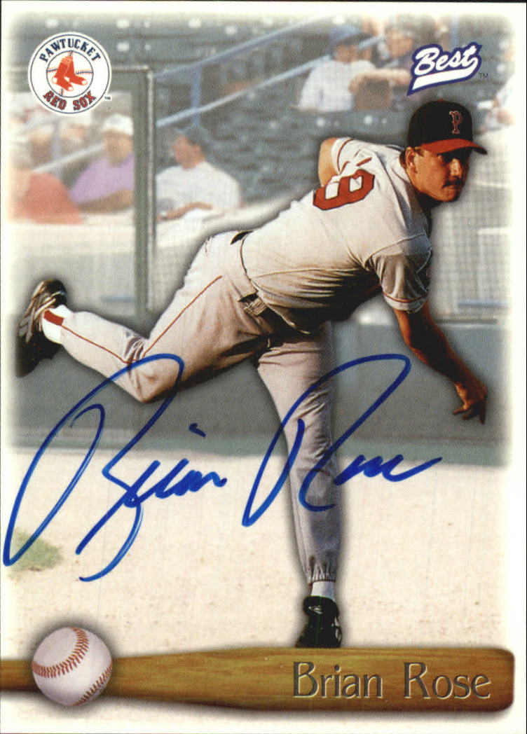 1998 Best Autographs Player of the Year #17 Brian Rose