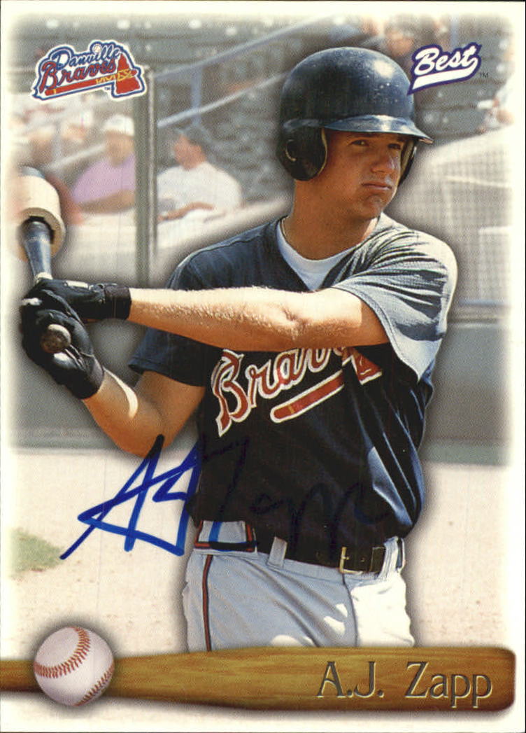 1998 Best Autographs Player of the Year #22 A.J. Zapp