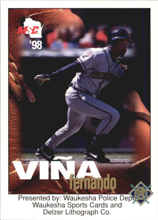 B6090- 1998 Brewers Police Baseball Card #s 1-30 -You Pick- 15+ FREE US SHIP - Picture 48 of 59