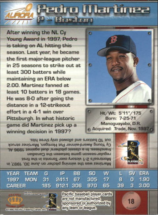 B2386- 1998 Aurora Baseball Card # S 1-200 + Einsätze -du Pick- 15 + Free US - Bild 27 von 463
