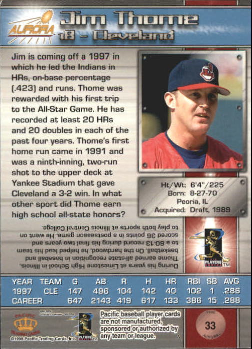 B2386- 1998 Aurora Baseball Card # S 1-200 + Einsätze -du Pick- 15 + Free US - Bild 51 von 463