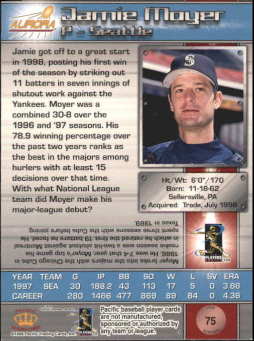 B2386- 1998 Aurora Baseball Card # S 1-200 + Einsätze -du Pick- 15 + Free US - Bild 119 von 463