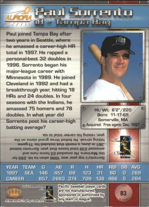 B2386- 1998 Aurora Baseball Card # S 1-200 + Einsätze -du Pick- 15 + Free US - Bild 133 von 463