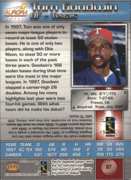 B2386- 1998 Aurora Baseball Card # S 1-200 + Einsätze -du Pick- 15 + Free US - Bild 141 von 463