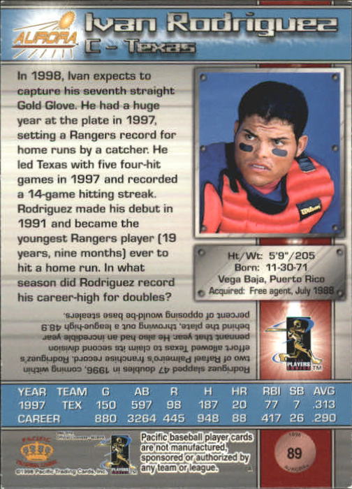B2386- 1998 Aurora Baseball Card # S 1-200 + Einsätze -du Pick- 15 + Free US - Bild 145 von 463
